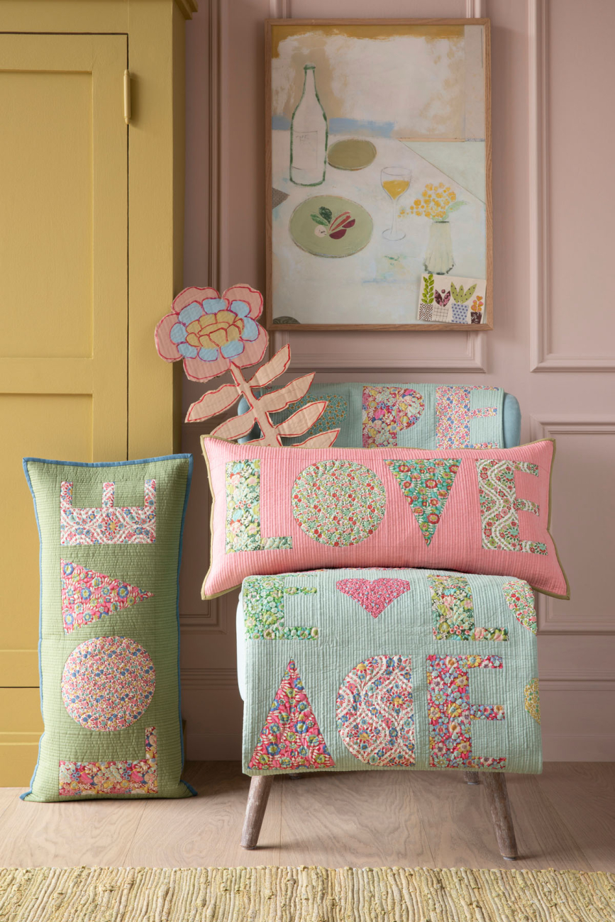 Tilda Patchwork Stoff Baumwolle - Wallflower - Janice Red